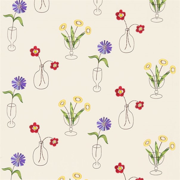 Cut Flowers Multi Fabric by Sanderson