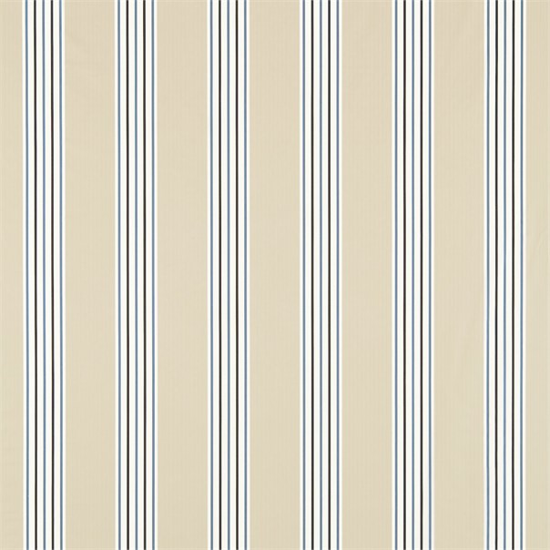 Asami Stripe Indigo/Stone Fabric by Sanderson
