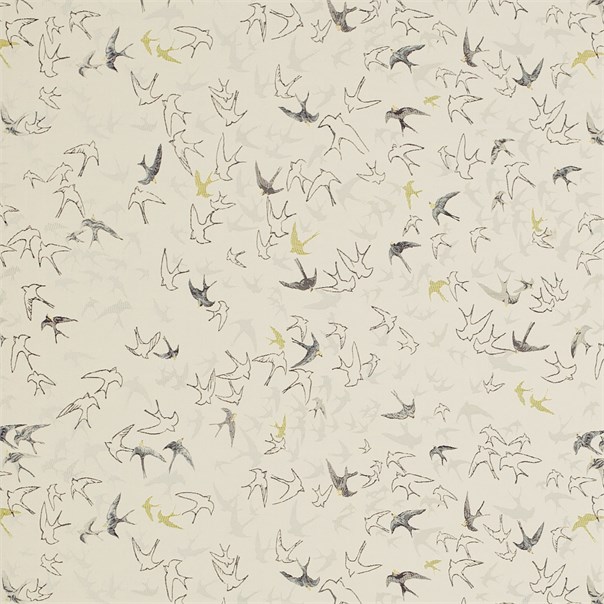 Song Birds Ecru Fabric by Sanderson