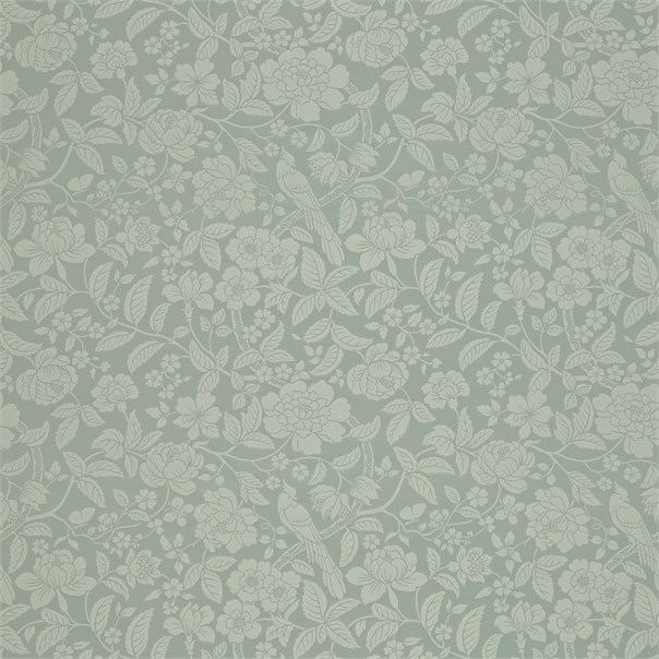 Pyramus Sea Green Fabric by Sanderson