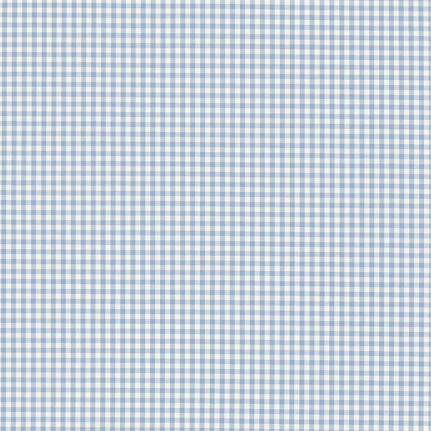 Whitby Powder Blue/Ivory Fabric by Sanderson