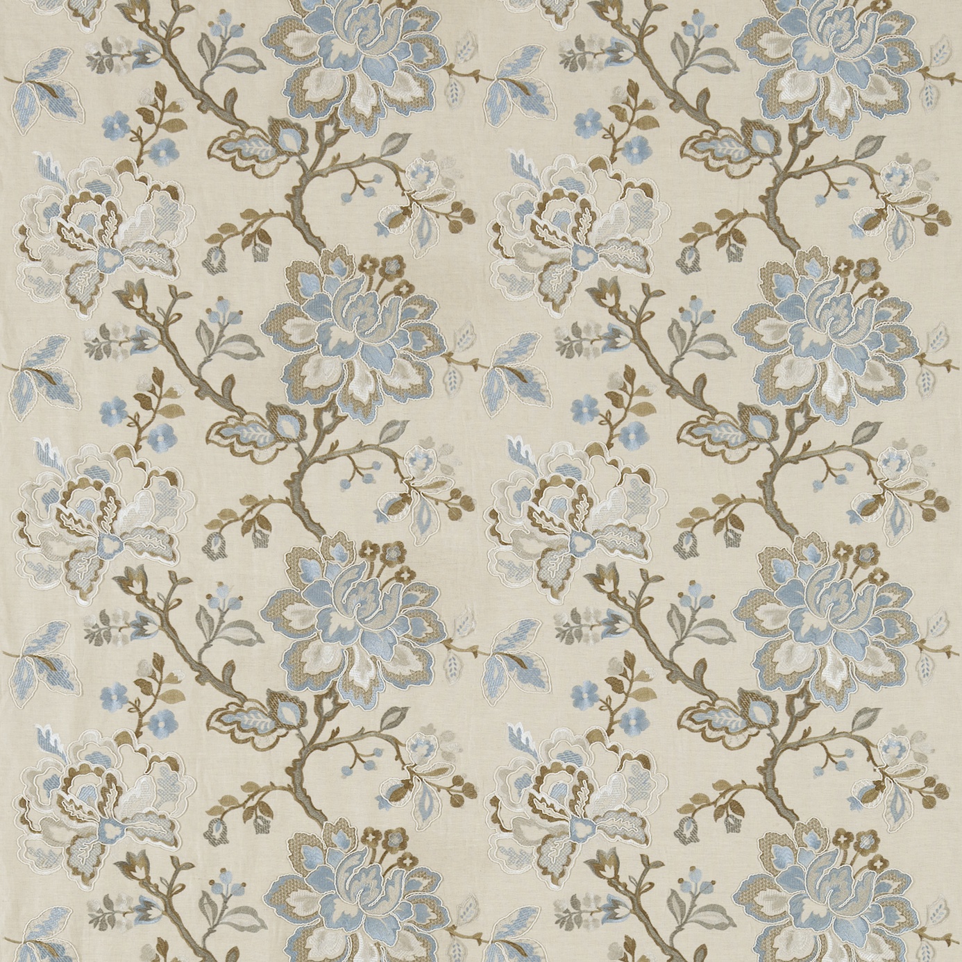 Angelique Wedgwood/Sable Fabric by Sanderson