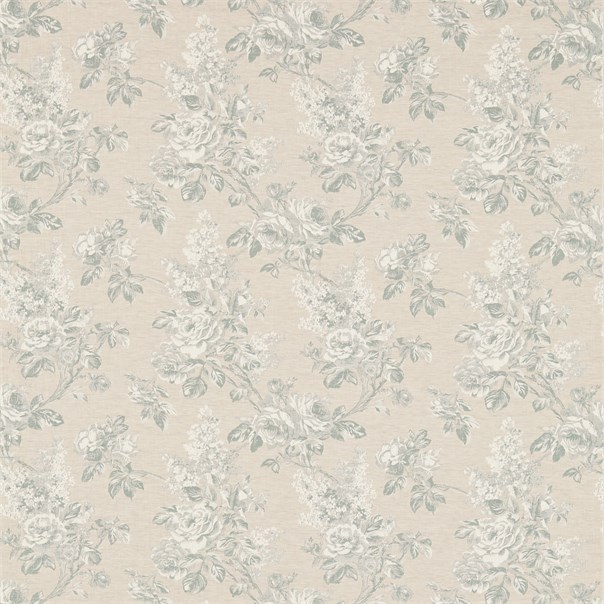 Sorilla Damask Eggshell/Linen Fabric by Sanderson