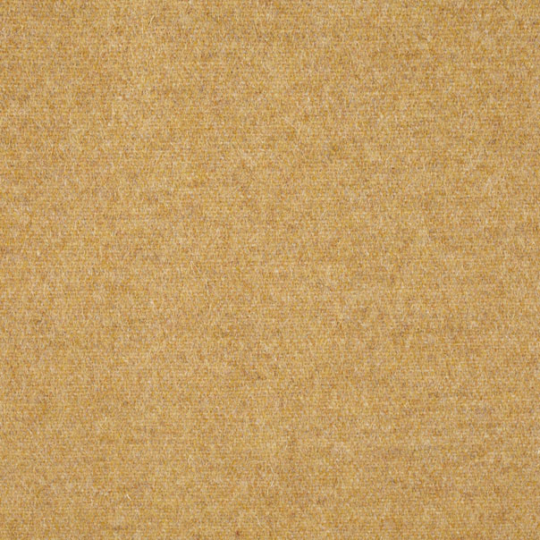 Byron Wool Plain Gold Fabric by Sanderson