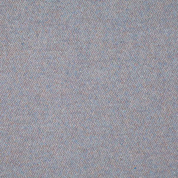 Byron Wool Plain Cornflower Fabric by Sanderson