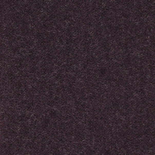 Byron Wool Plain Aubergine Fabric by Sanderson