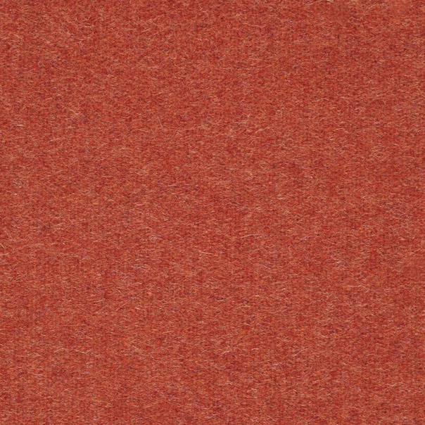 Byron Wool Plain Burnt Orange Fabric by Sanderson