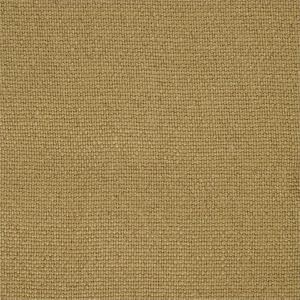 Woodland Plain Old Gold Fabric by Sanderson