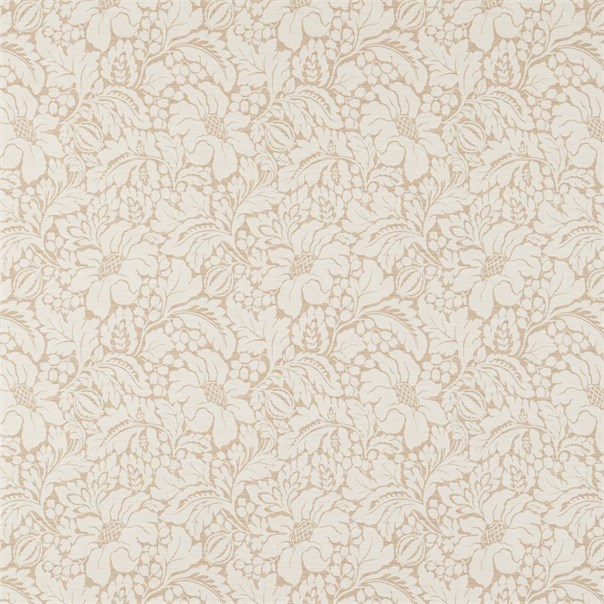 Rhapsody Damask Linen Fabric by Sanderson