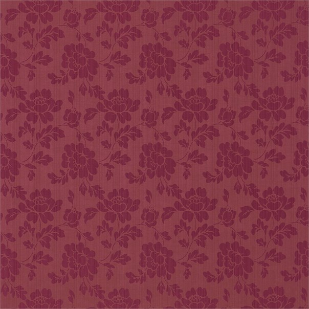 Albury Damask Red Fabric by Sanderson