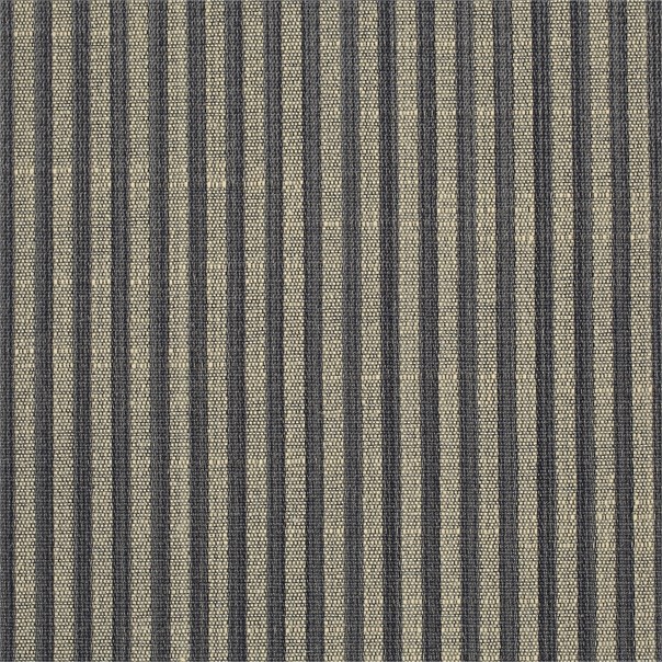 Albury Stripe Liqourice Fabric by Sanderson
