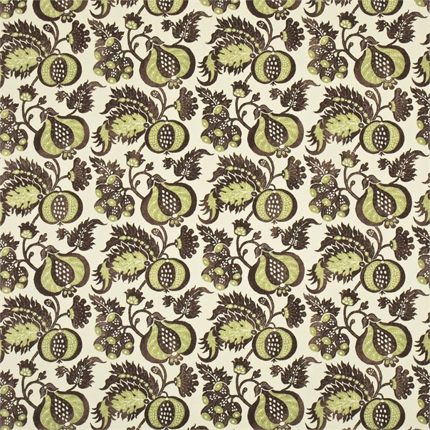 China Blue Chocolate/Lime Fabric by Sanderson
