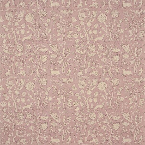 Beaufort Mauve/Linen Fabric by Sanderson