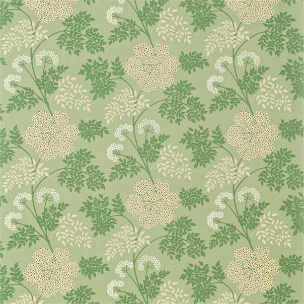 Cowparsley Celadon Fabric by Sanderson