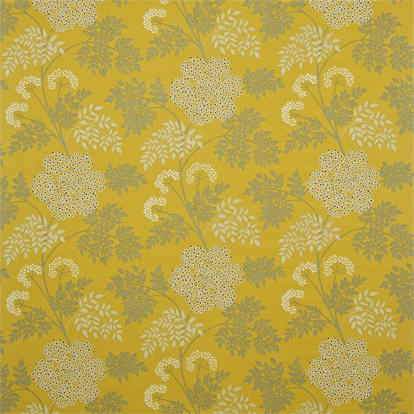 Cowparsley Chinese Yellow Fabric by Sanderson