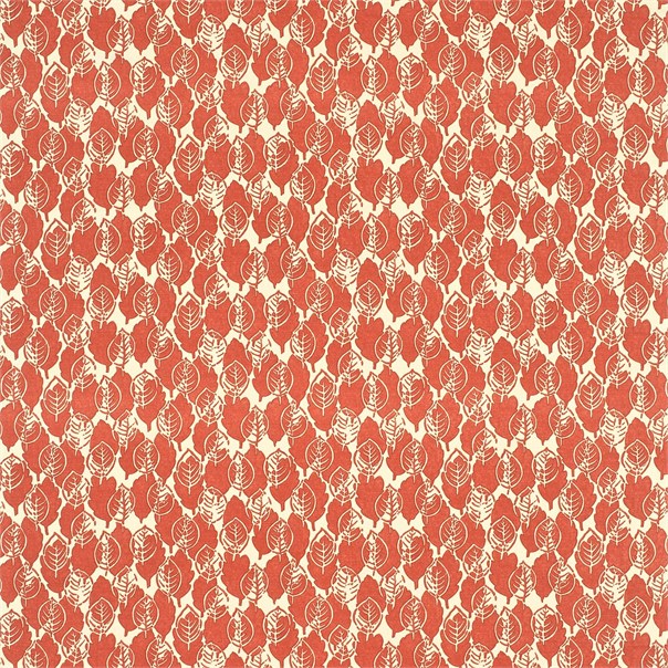 Lytton Coral Fabric by Sanderson