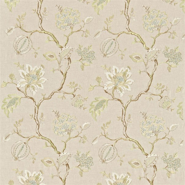 Hadham Pearl/Linen Fabric by Sanderson