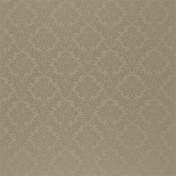 Lymington Damask Taupe Fabric by Sanderson