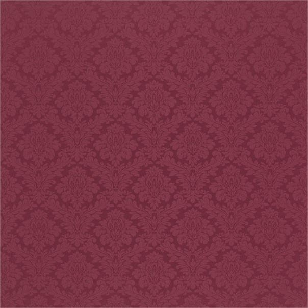 Lymington Damask Redcurrant Fabric by Sanderson