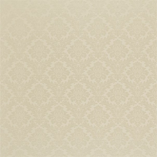 Lymington Damask Pale Linen Fabric by Sanderson