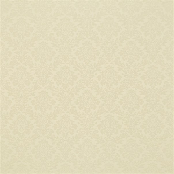 Lymington Damask White Clay Fabric by Sanderson
