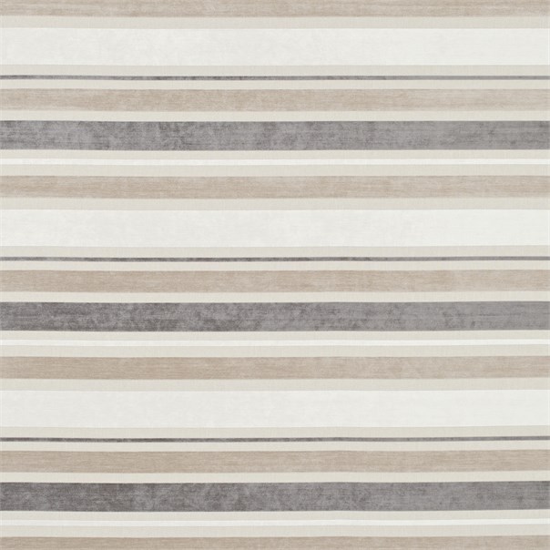 Hever Stripe Angora Fabric by Sanderson