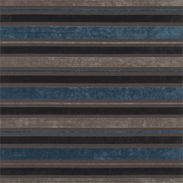 Hever Stripe Praline Fabric by Sanderson