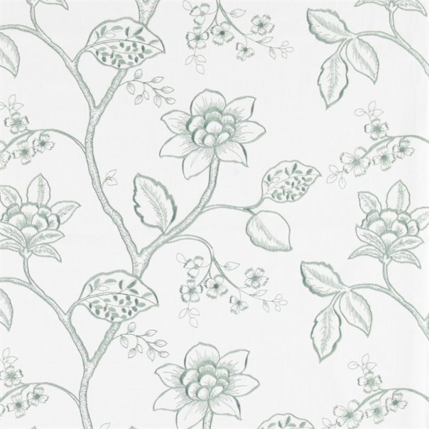 Florica Duck Egg Fabric by Sanderson