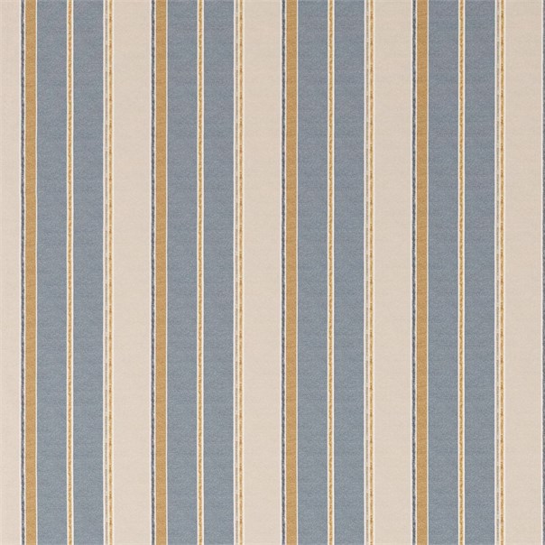 Kilim Stripe Pewter/Gold Fabric by Sanderson