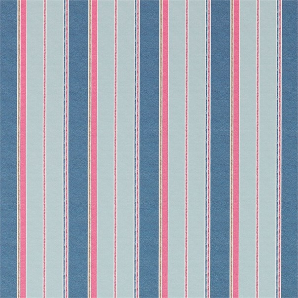 Kilim Stripe Aqua/Cerise Fabric by Sanderson
