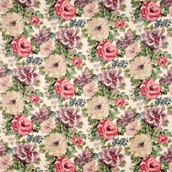 Midsummer Rose Lilac/Rose Fabric by Sanderson