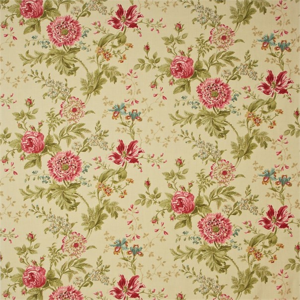 Elouise Willow/Pink Fabric by Sanderson
