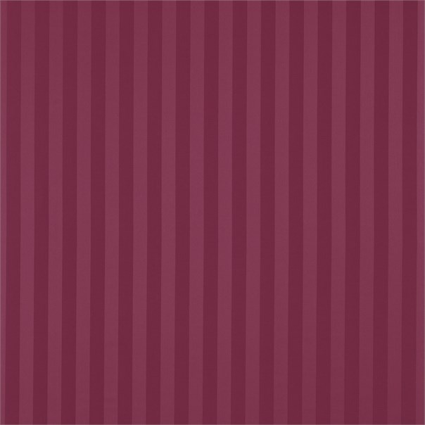 Lymington Stripe Raspberry Fabric by Sanderson