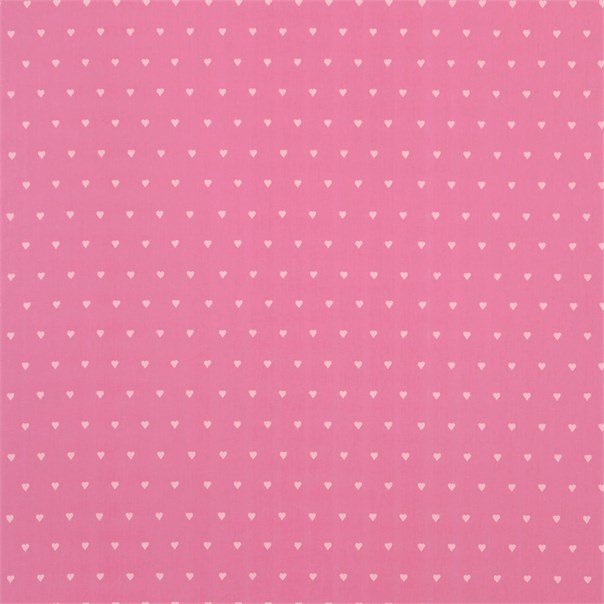 Love Hearts Candy Floss and Fuchsia Fabric by Harlequin
