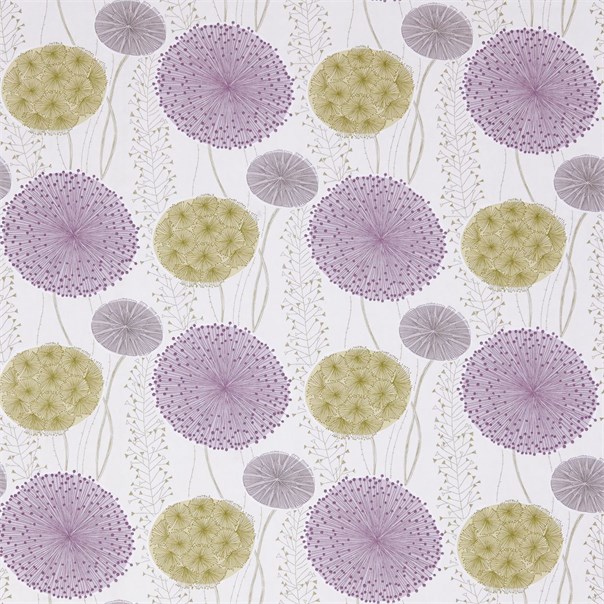 Gardenia Amethyst Willow and Neutrals Fabric by Harlequin