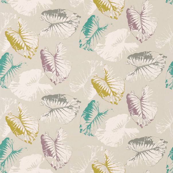 Palmetto Emerald/Linden Fabric by Harlequin