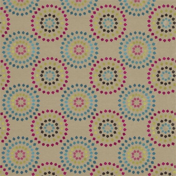 Poplin Raspberry/Lime Fabric by Harlequin