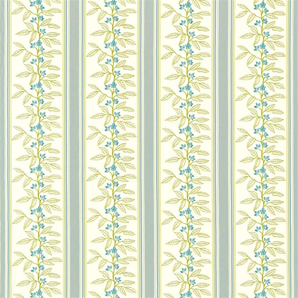 Layla Aqua/Lime Fabric by Sanderson