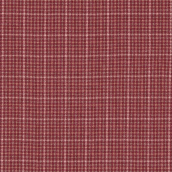Langtry Cherry/Biscuit Fabric by Sanderson