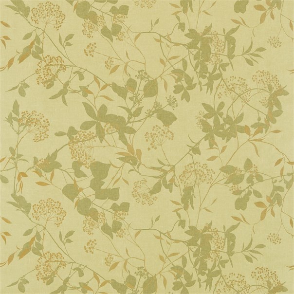 Fusion Meadow and Gold Fabric by Harlequin