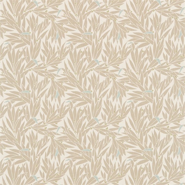 Lauren Neutral Stone and Duckegg Fabric by Harlequin