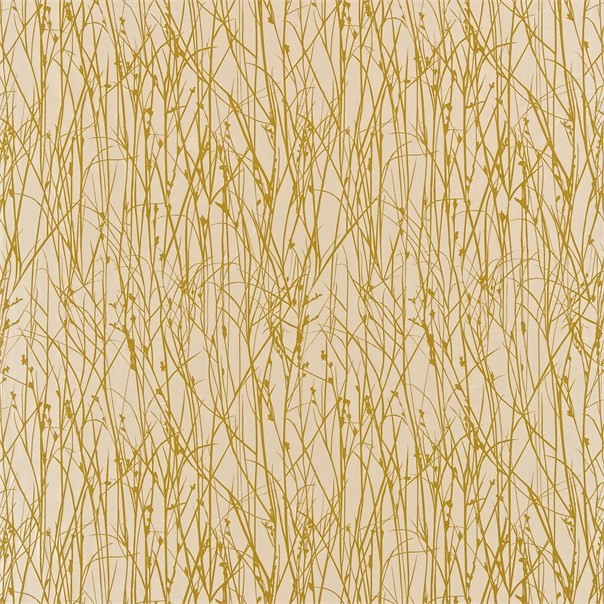 Grasses Putty/Hopsack Fabric by Harlequin