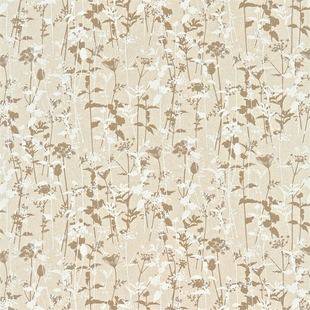 Nettles Natural/Mocha/White Fabric by Harlequin
