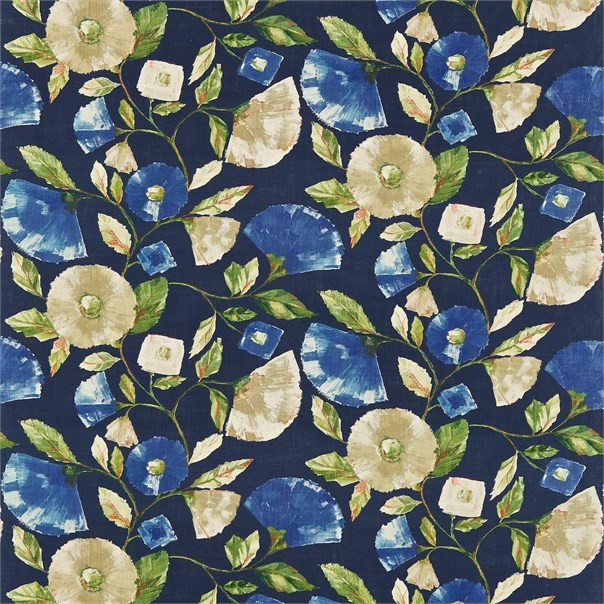 Lisanne Ink/Parchement Fabric by Harlequin