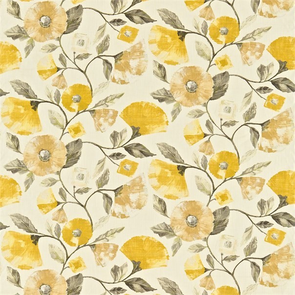 Lisanne Gold/Mustard Fabric by Harlequin