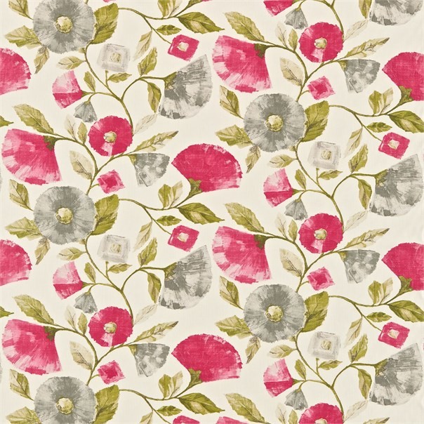 Lisanne Fuchsia/Slate Fabric by Harlequin
