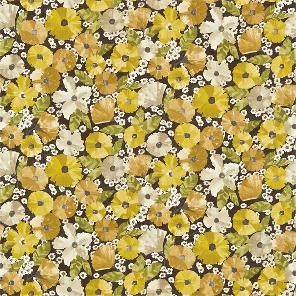 Hermosa Gold/Mustard Fabric by Harlequin