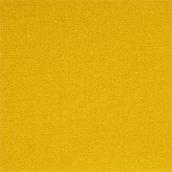 Folia Velvets Mustard Fabric by Harlequin