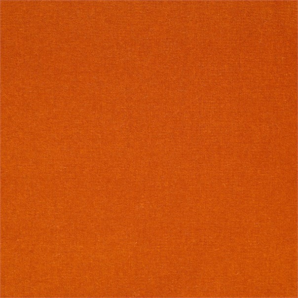 Folia Velvets Tangerine Fabric by Harlequin
