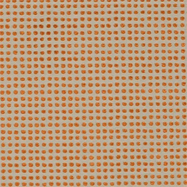 Polka Tangerine Neutral Fabric by Harlequin